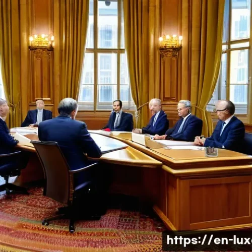 Home 7 룩셈부르크 국회의 구성 - **Image Prompt: Blending Tradition and Modernity in Luxembourgish Governance**
A visually rich s...