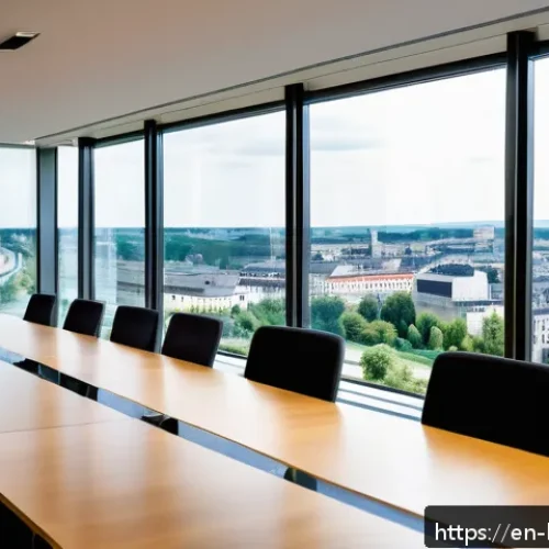 Home 31 룩셈부르크와 스위스 비교 - A sophisticated modern office environment in Luxembourg City, featuring a diverse group of expatriat...